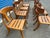 Teak Klismos Patio Dining Chairs. - Set of 8 For Sale - Image 14 of 16