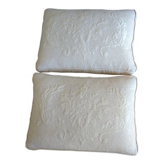 Pair of Vintage Lumbar Pillows For Sale