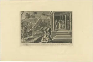 Von Prenner, Illustration of a Scene Related to the Union Obtained by Paul III, 1748, Print