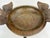 Antique-Style Stetson Wooden Bowl With Carved Swan Handles For Sale - Image 9 of 12