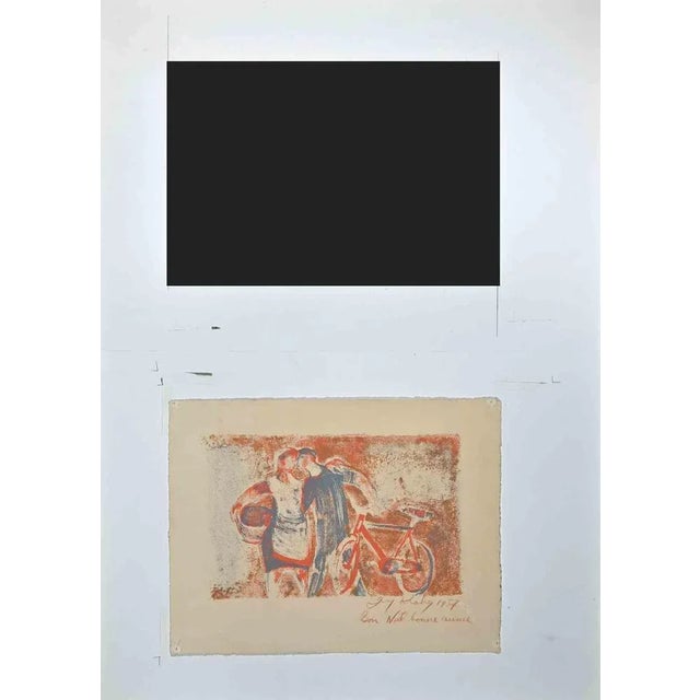 Bon Noël, Bonne Année, 1957, is an original artwork realized by Norwegian artist Guy Krohg (27 July 1917 – 19 October...