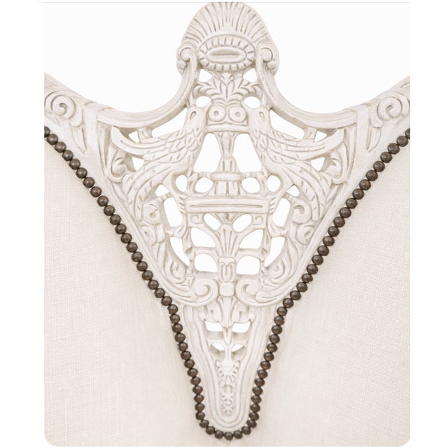 Antique Louis XV–Style Carved Sofa For Sale - Image 4 of 4