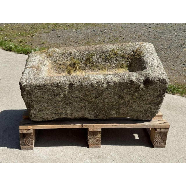 19th century granite height - L = 73cm, w = 45cm, H = 36cm - 190.5kg