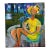 "Yellow Dress" by James Brown, Oil on Canvas For Sale