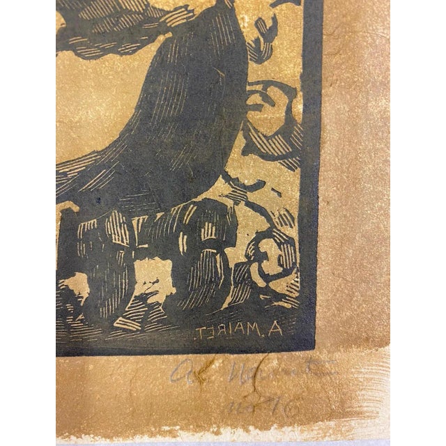 Alexandre Mairet, Harvest in Switzerland, Engraving, 1916 For Sale - Image 3 of 7