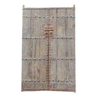 Antique Chinese Pine “Garden” Compound Gate For Sale