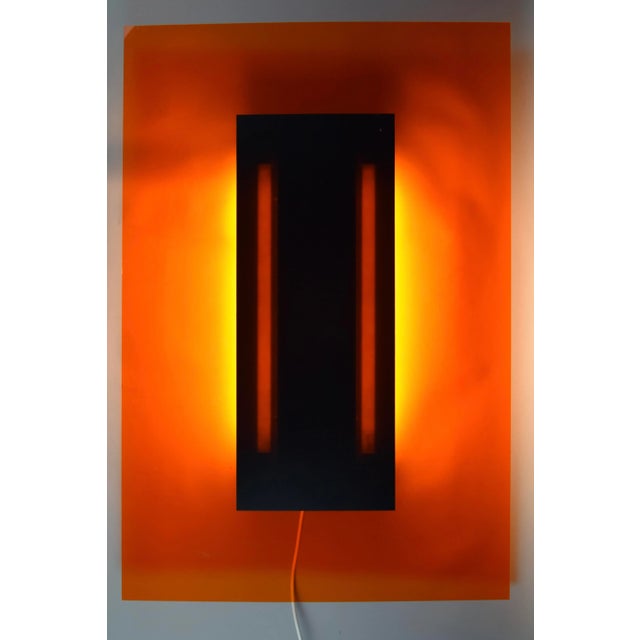 Postmodern Italian Sculptural Light Panel by Johanna Grawunder, 1980 For Sale - Image 3 of 10