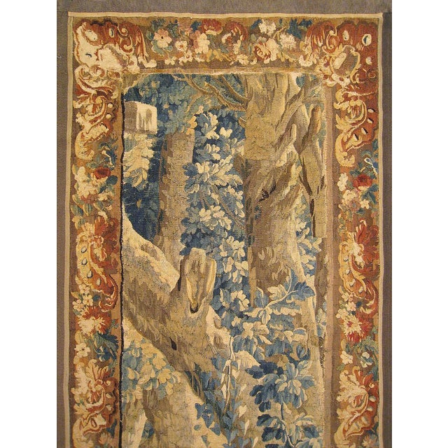 18th Century Flemish Rustic Tapestry Panel For Sale - Image 4 of 4