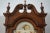 1990s Tiger Maple Chippendale Style Grandfather Clock For Sale - Image 5 of 12