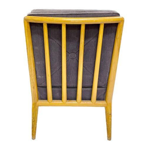 Vintage Robsjohn Gibbings Lounge Chair & Ottoman For Sale In Atlanta - Image 6 of 13