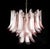 Italian Pink and White Murano Petals Chandelier, Murano For Sale - Image 9 of 15