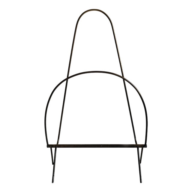 All Brass Model 4020 Magazine Rack by Carl Auböck, 1950s For Sale