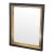Early 20th Century Black & Giltwood Mirror With Foxed Glass For Sale