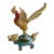 Chinese Cloisonné "Dragon Turtle & Rooster" Sculpture (Duzhan Aotou) - 2315g For Sale