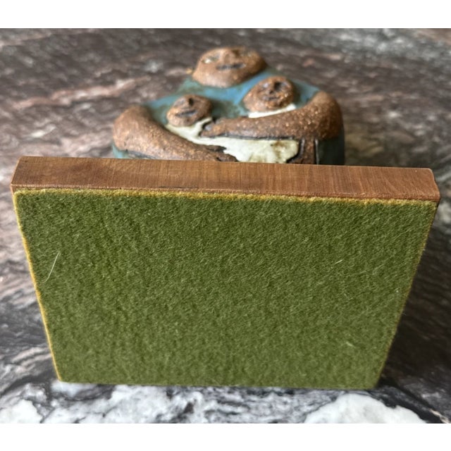 Rare Frank Matranga Ceramic Figure of a Mother and Children 7" Tall For Sale - Image 11 of 11