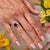 Natural Sapphire Diamond Ring 14k W Gold 3.18 TCW Certified, , Size 7 For Sale In New York - Image 6 of 18