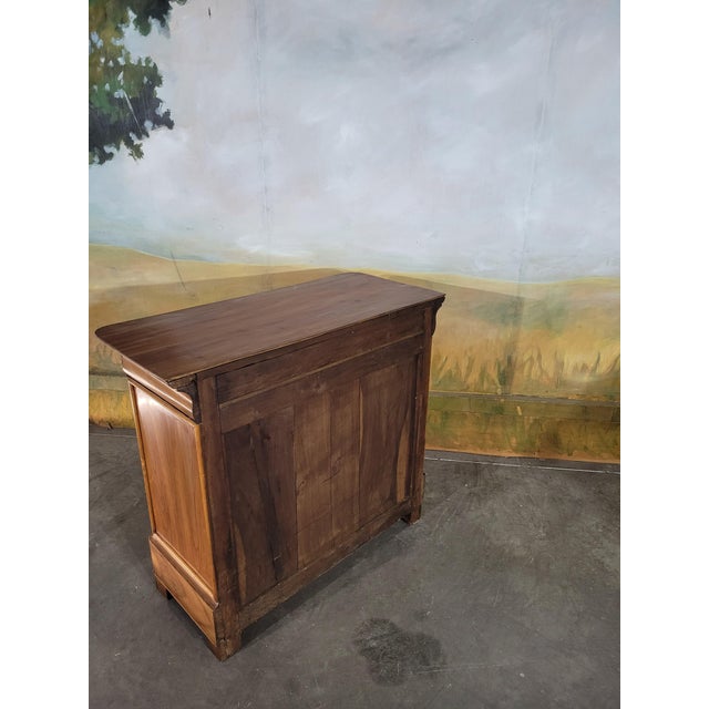 Small Louis Philippe Walnut Chest of Drawers For Sale - Image 9 of 13