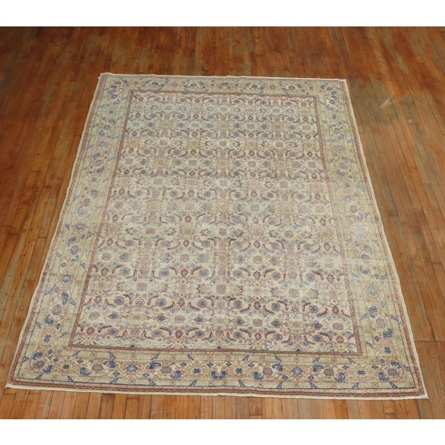 Early 20th Century Early 20th Century Turkish Sivas Herati Rug - 6'7" x 9'1" For Sale - Image 5 of 9