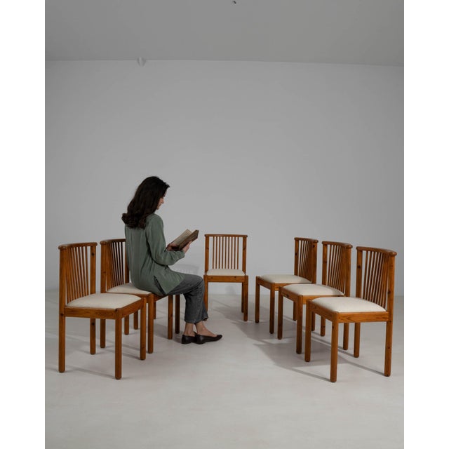 Wood 19th Century France Modern Cream Wood Dining Chair For Sale - Image 7 of 11