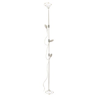 Chrome Floor Lamp by Francesco Fois for Reggiani, 1960s For Sale