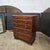 1940s Mid Century Modern 2 Over 4 Piano Key Mahogany Chest For Sale - Image 4 of 16