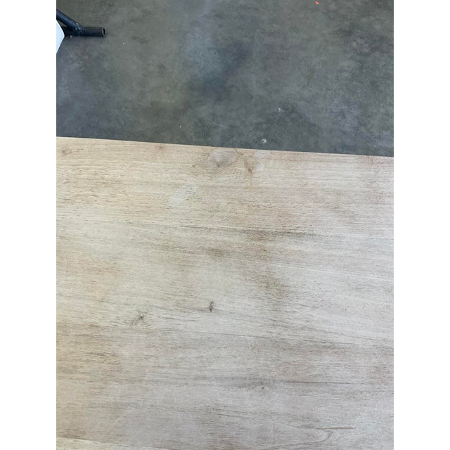 19th Century Bleached Walnut Store Display Counter Cabinet With Raised Panels For Sale - Image 13 of 13