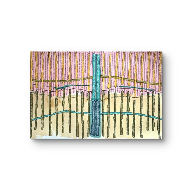 Barbara Beck 2003 Abstract Watercolor Painting on Paper - Signed/Dated/Unframed For Sale - Image 4 of 7