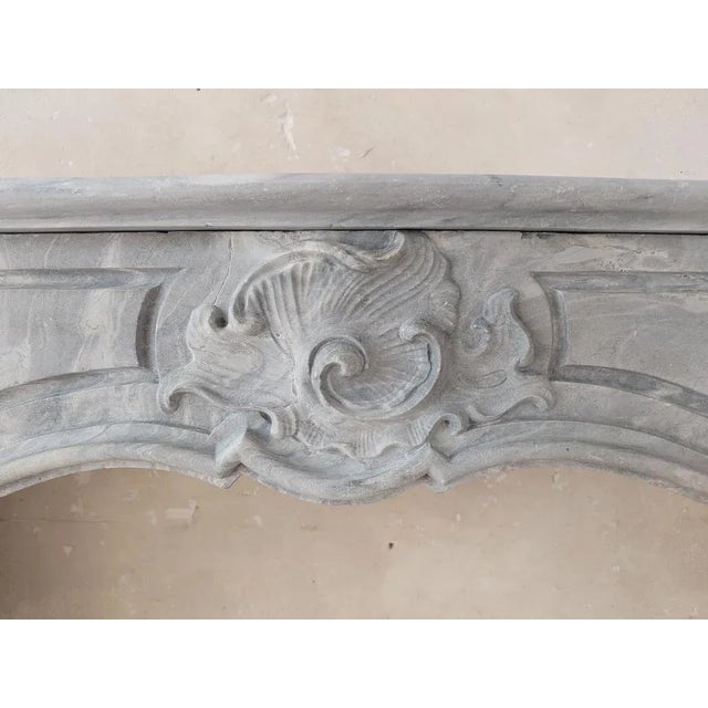 18th Century Dutch Blue Turquin Marble Mantelpiece in the style of Regency For Sale - Image 4 of 10