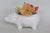 Mid 20th Century Crown Staffordshire England Fine Bone China Floral Pig Decorative Figurine 5158b For Sale - Image 5 of 18