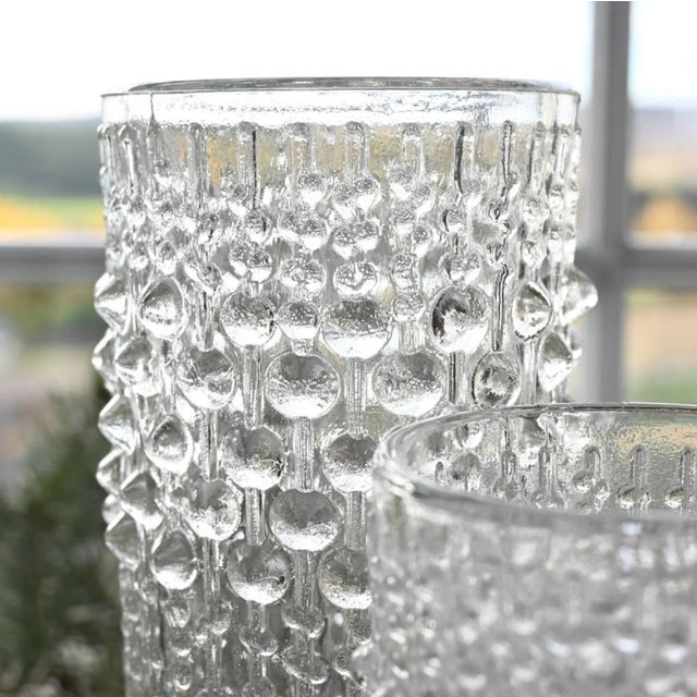 Glass Vases from Sklo Union, 1974, Set of 2 For Sale - Image 6 of 8