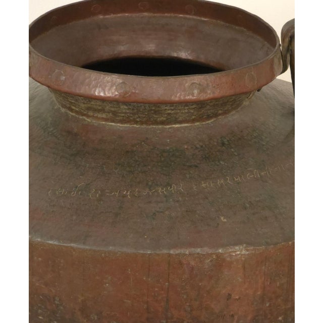 Massive Antique Copper Cooking Pot, India Circa 1880 For Sale In San Francisco - Image 6 of 10