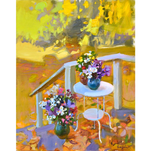 Valery Bayda, Golden Autumn, 2025, Oil on Canvas For Sale - Image 4 of 4