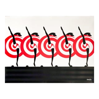 2000 Italian Fashion Poster, Can Can, Amleto Dalla Costa (Horizontal) For Sale