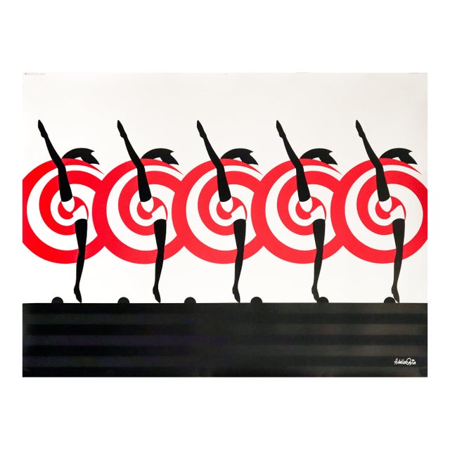 2000 Italian Fashion Poster, Can Can, Amleto Dalla Costa (Horizontal) For Sale