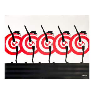 2000 Italian Fashion Poster, Can Can, Amleto Dalla Costa (Horizontal)