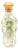 Glass Perfume Bottle with Gold Lid For Sale