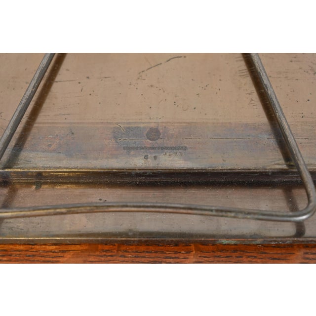 Louis Comfort Tiffany Furnaces Large Bronze Picture Frame, 1920s For Sale - Image 11 of 12