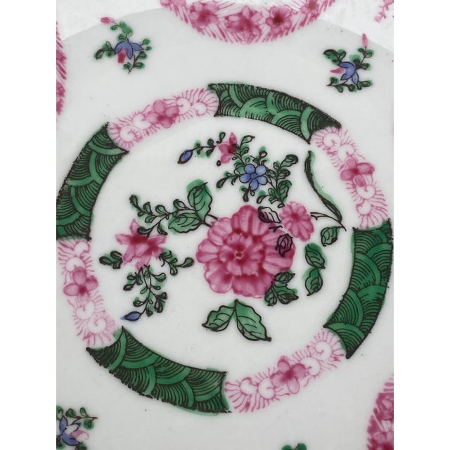 Vintage Brass Encased Japanese Porcelain Ware Hand Painted Bowl For Sale In New York - Image 6 of 12