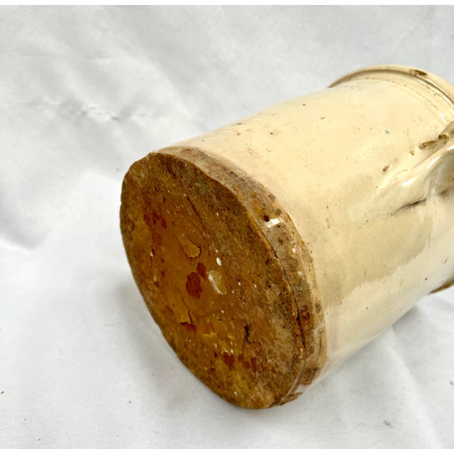 Antique Italian Handcrafted Ceramic Confit Pot For Sale - Image 9 of 10