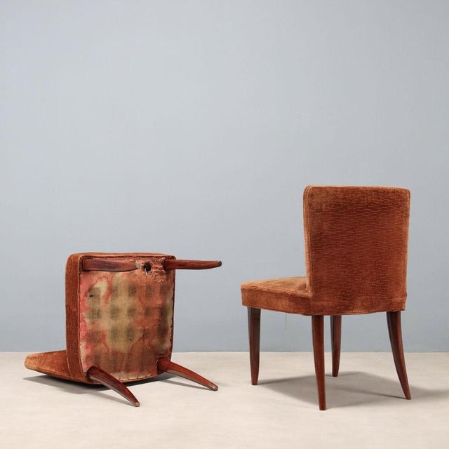Brown Chairs, 1950s, Set of 6 For Sale - Image 8 of 9