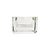 Glass Vintage Mid Century Modern Rectangular Crystal Ashtray For Sale - Image 7 of 8