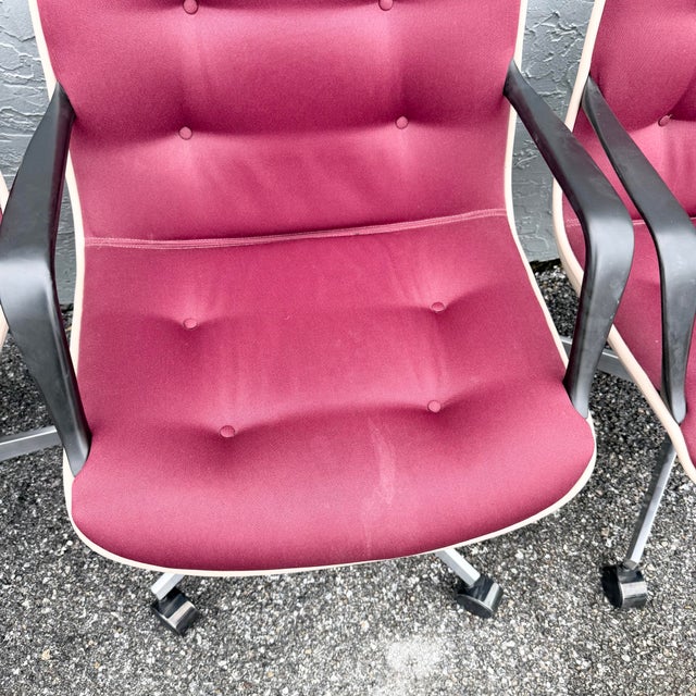 1988 Vintage Tufted Office Chairs by Steelcase - Set of 6 For Sale - Image 10 of 12