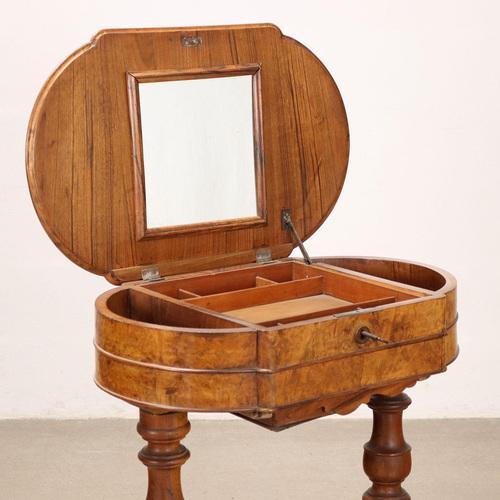 Umbertino Walnut Work Table For Sale - Image 3 of 11