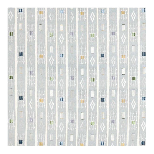 Sanderson Safar Fabric in Porcelain/Multi - a sample For Sale