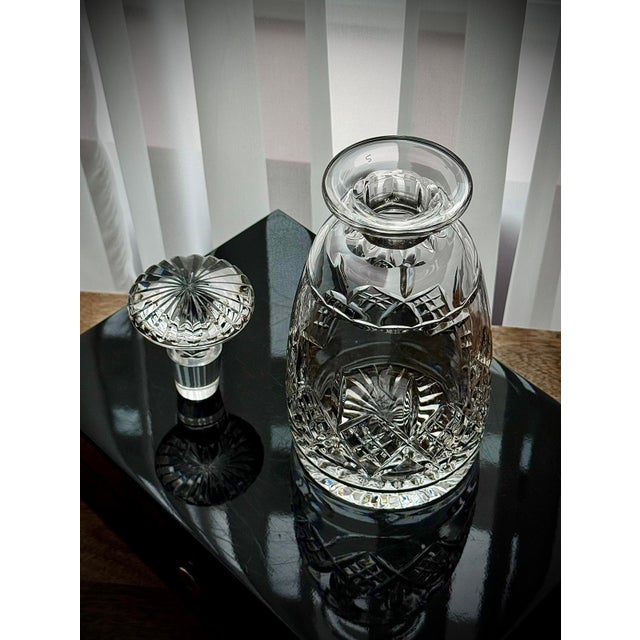 Vintage Crystal Decanter in Cambridge Pattern from Stuart, 1970s For Sale - Image 3 of 11
