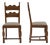 Mid-Century French Side Chairs in the manner of Charles Dudouyt, 1960s, Set of 2 For Sale