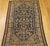 Textile Antique Persian Malayer Area Rug, Hand-Knotted Wool, Geometric Pattern, 4x7, Navy & Ivory For Sale - Image 7 of 16