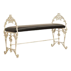Antique Victorian Cast Iron Bench