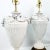 White Lamps Pair Italian Blanc De Chine Restored For Sale - Image 8 of 13
