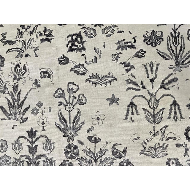 Modern Hand Knotted Modern Rug. 8'11" X 12'03" For Sale - Image 3 of 4
